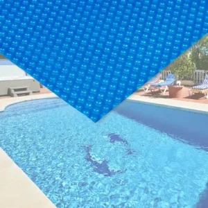 WILTEC Pool Solarfolie 5x8m Blau Poolabdeckung Solarplane Poolheizung 10