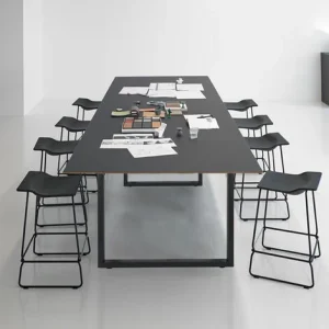 WILTEC Tischkufen Tischbeine Aus Vierkantprofilen 90x72cm Schwarz Pulverbeschichtet Tischgestell 7