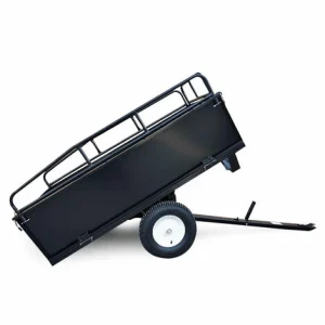 WILTEC Kippanhänger 200x78x94,5cm Mit Gitter Und Abnehmbaren Seitenwänden Universelle Anhängerverbindung 9