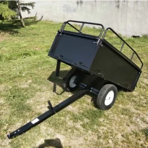 WILTEC Kippanhänger 200x78x94,5cm Mit Gitter Und Abnehmbaren Seitenwänden Universelle Anhängerverbindung 11