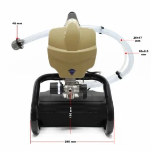 WILTEC Airless Farbsprühgerät Mit 650W Leistung, Farbsprühsystem Zum Auftragen Von Wandfarbe, Lack & Lasur 15