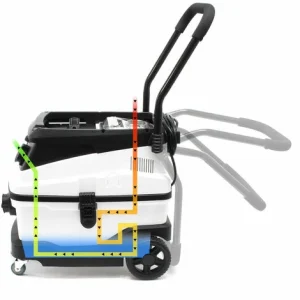 WILTEC Nass- Trockensauger 1600W Mit 3-fach Filtersystem & Blasfunktion Inkl. Zubehör 15