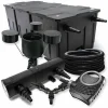 WILTEC SunSun Filter Set Für 90000l Teich 18W Teichklärer NEO8000 70W Pumpe 25m Schlauch Skimmer 19