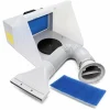 WILTEC Airbrush Zubehör Absauganlage 4m³/min Komplett Set Farbnebel Außenluft Und Ersatzfilter 5