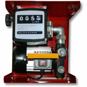 WILTEC Bio Dieselpumpe Heizölpumpe Selbstansaugend 230V/550W 60l/min Automatische Pistole Umfüllpumpe 9