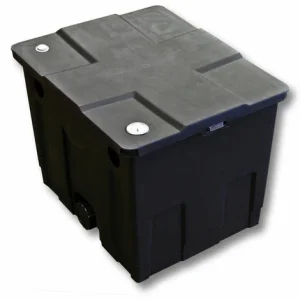 WILTEC Filter Set Für 12000l Teich Mit 36W Teichklärer Und CTF ECO Pumpe Mit 20W 25m Schlauch Skimmer SK30 9