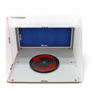 WILTEC Airbrush Zubehör Absauganlage 4m³ / Min Erweiterbarer Farbnebel Farbe Filter 15