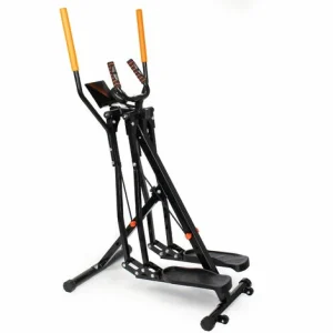 WILTEC Crosstrainer Mit Display Misst Strecke, Zeit & Kalorien, Puls-Sensoren An Handgriffen, Max. 100 Kg 9